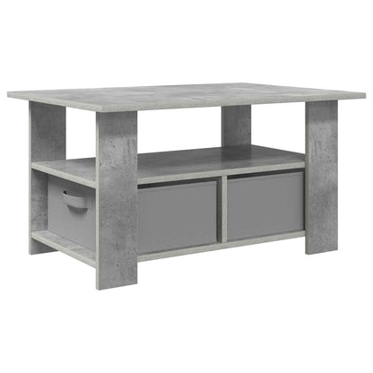 Coffee Table Concrete Grey 77 x 55 x 42 cm Engineered Wood