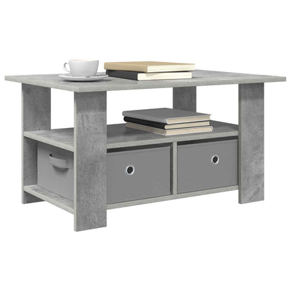 Coffee Table Concrete Grey 77 x 55 x 42 cm Engineered Wood