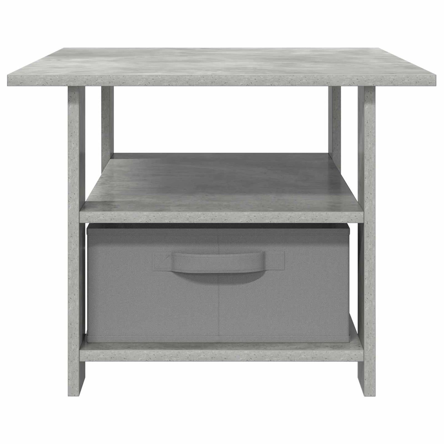 Coffee Table Concrete Grey 77 x 55 x 42 cm Engineered Wood