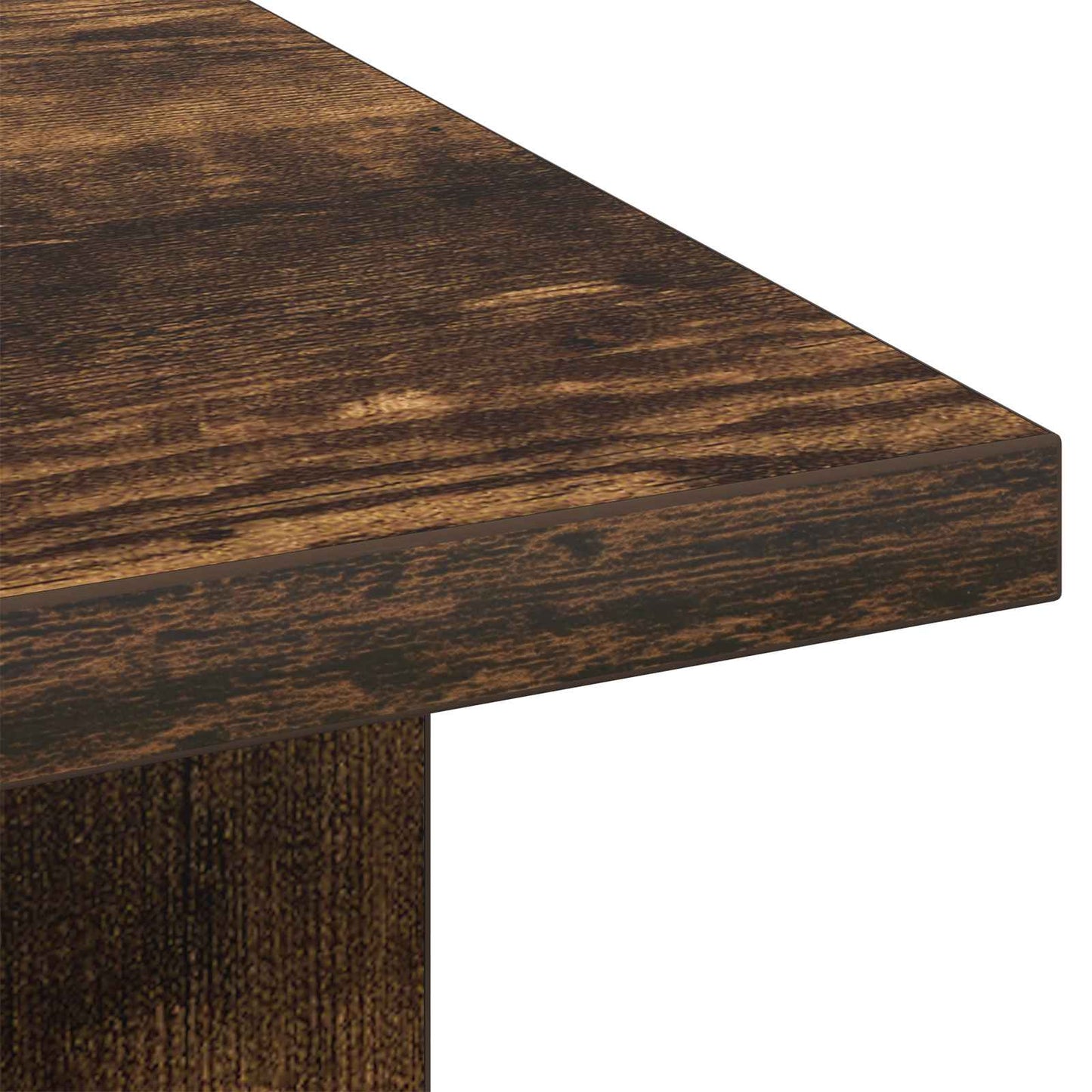 Coffee Table Smoked Oak 77 x 55 x 42 cm Engineered Wood
