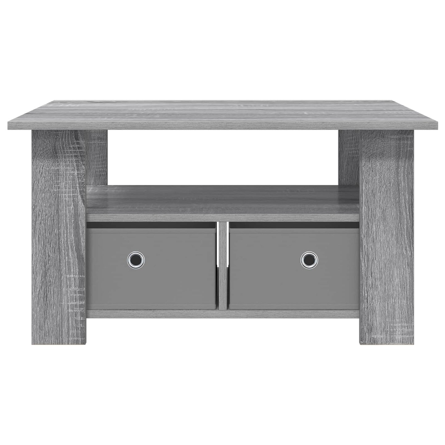 Coffee Table Grey Sonoma 77 x 55 x 42 cm Engineered Wood