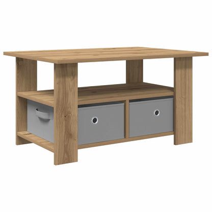 Coffee Table Artisan Oak 77 x 55 x 42 cm Engineered Wood