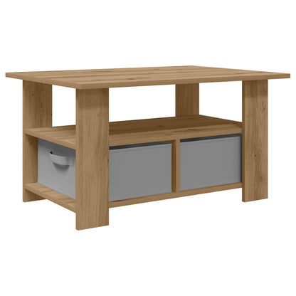 Coffee Table Artisan Oak 77 x 55 x 42 cm Engineered Wood
