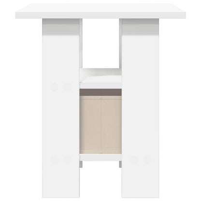 Bedside Table White 41 x 40 x 45 cm Engineered Wood