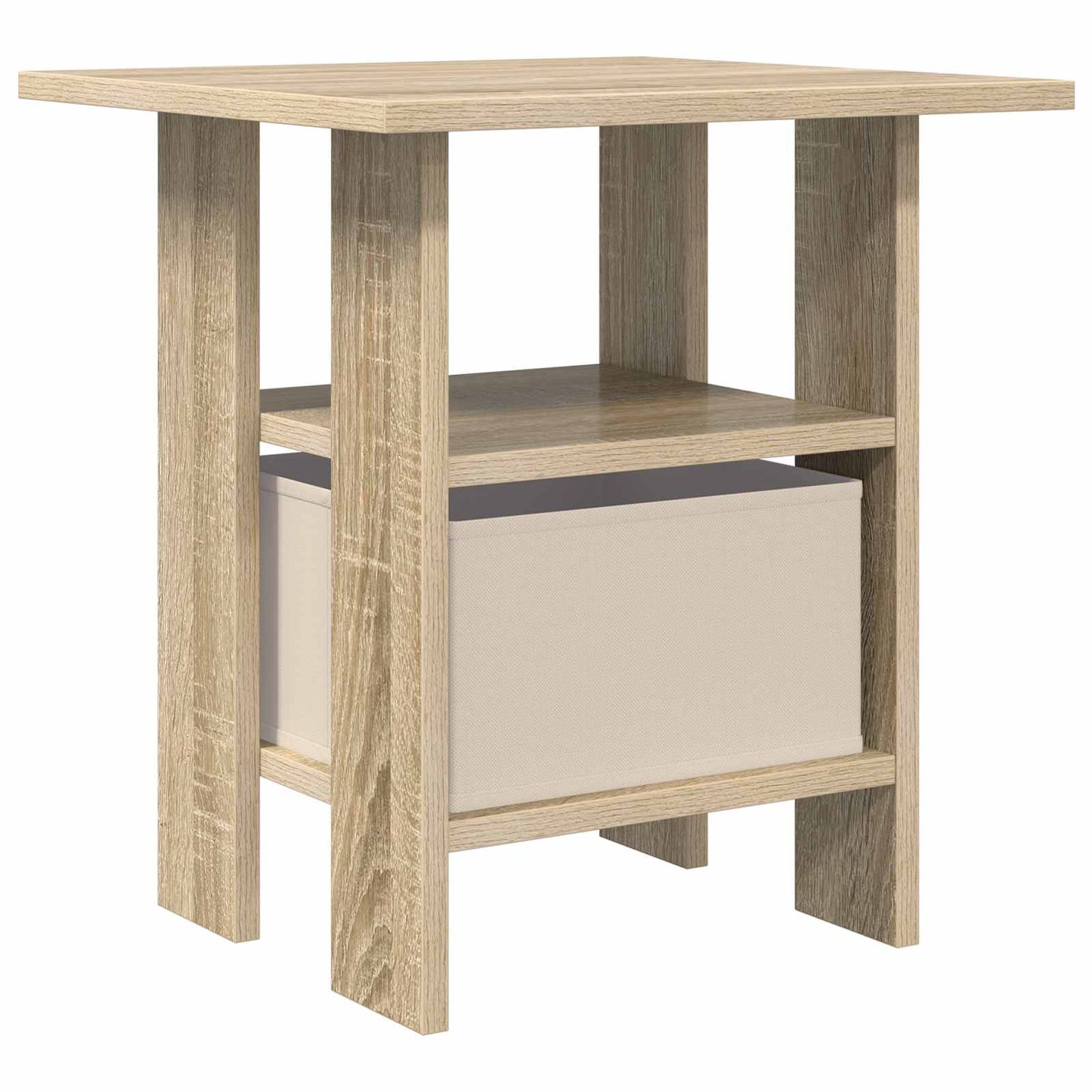 Bedside Table 2 pcs Sonoma Oak 41 x 40 x 45 cm Engineered Wood