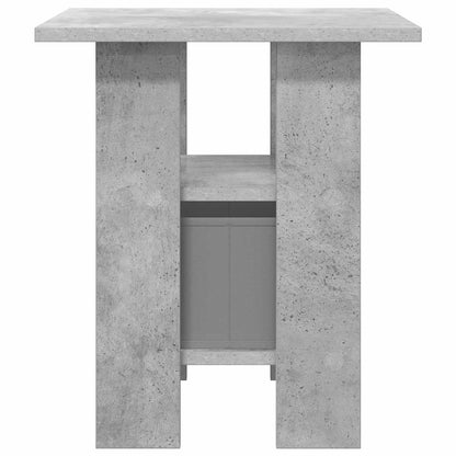 Bedside Table Concrete Grey 41 x 40 x 45 cm Engineered Wood
