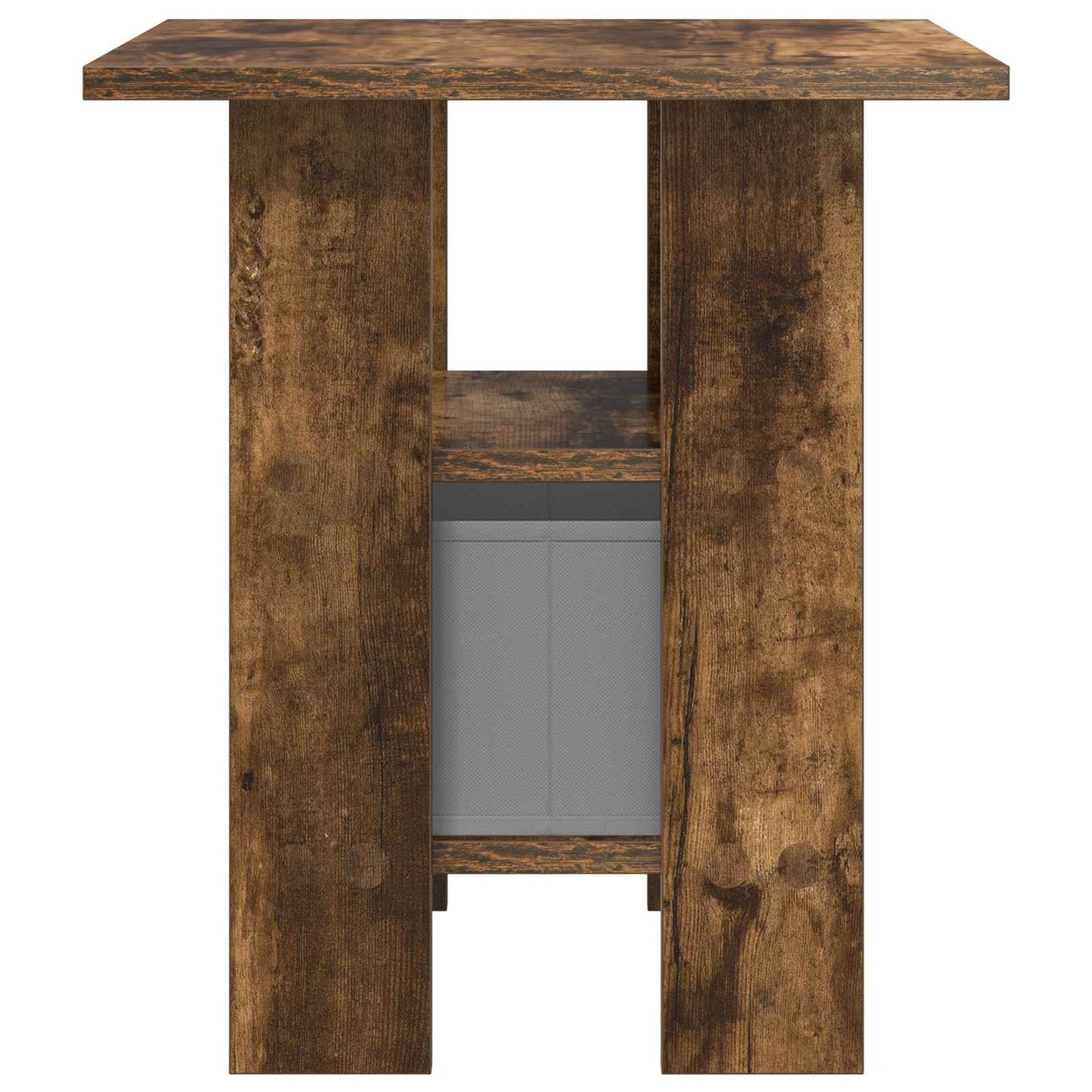 Bedside Table Smoked Oak 41 x 40 x 45 cm Engineered Wood