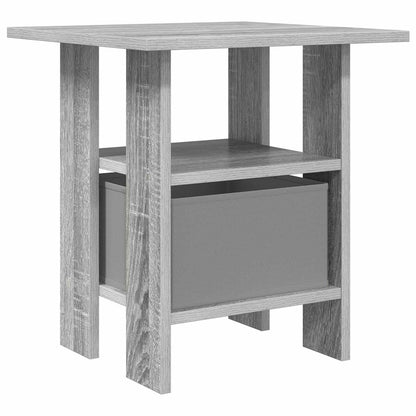 Bedside Table Grey Sonoma 41 x 40 x 45 cm Engineered Wood