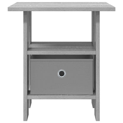 Bedside Table Grey Sonoma 41 x 40 x 45 cm Engineered Wood