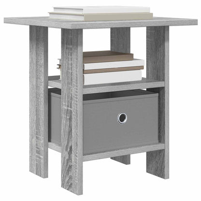 Bedside Table Grey Sonoma 41 x 40 x 45 cm Engineered Wood