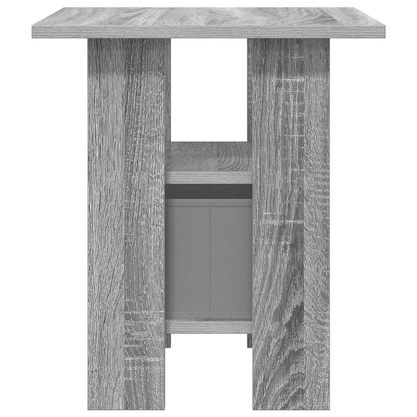 Bedside Table Grey Sonoma 41 x 40 x 45 cm Engineered Wood