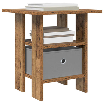 Bedside Table Old Wood 41 x 40 x 45 cm Engineered Wood