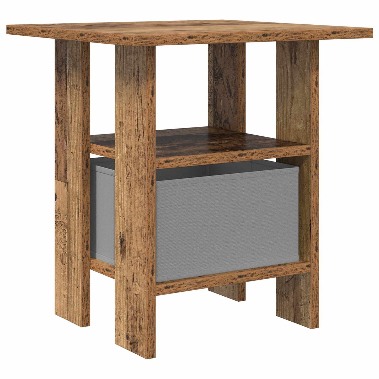 Bedside Table 2 pcs Old Wood 41 x 40 x 45 cm Engineered Wood