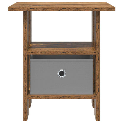 Bedside Table 2 pcs Old Wood 41 x 40 x 45 cm Engineered Wood