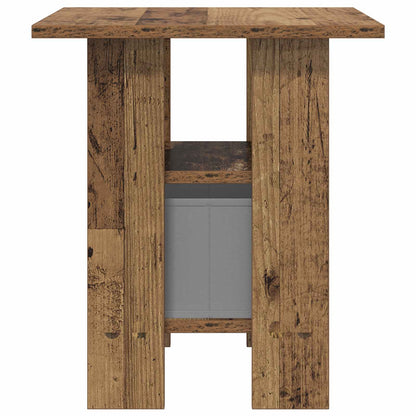 Bedside Table 2 pcs Old Wood 41 x 40 x 45 cm Engineered Wood