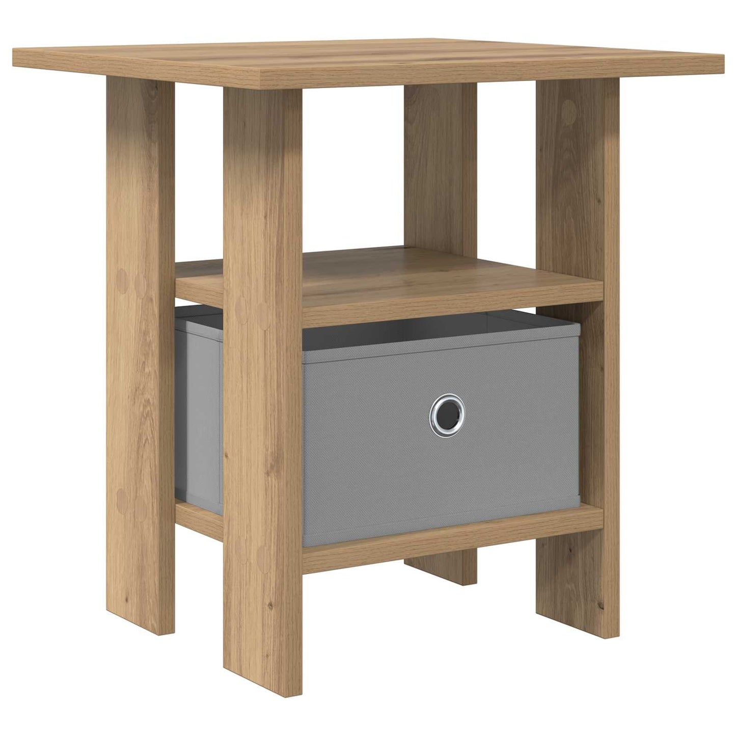 Bedside Table Artisan Oak 41 x 40 x 45 cm Engineered Wood