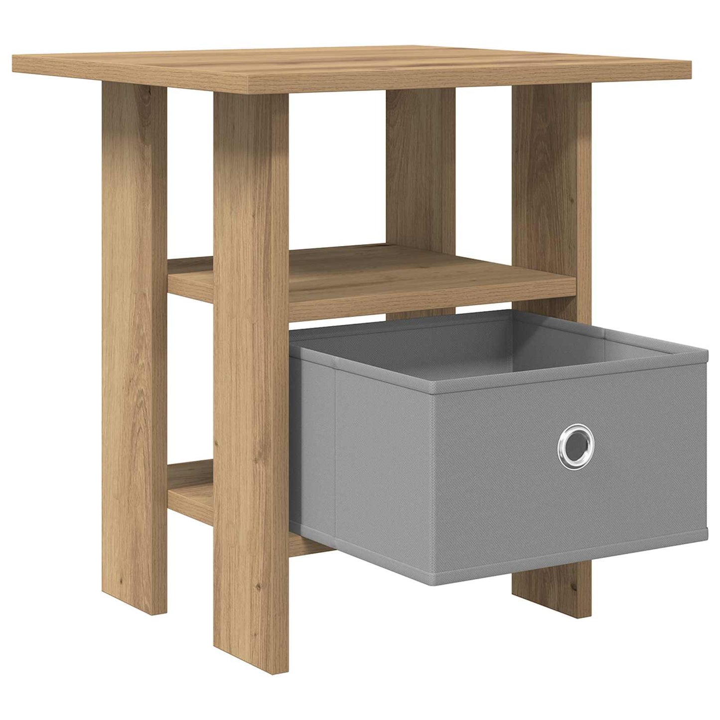 Bedside Table Artisan Oak 41 x 40 x 45 cm Engineered Wood