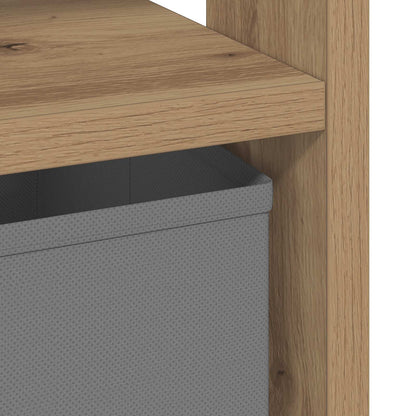 Bedside Table 2 pcs Artisan Oak 41 x 40 x 45 cm Engineered Wood