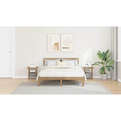 Bedside Table 2 pcs Artisan Oak 41 x 40 x 45 cm Engineered Wood