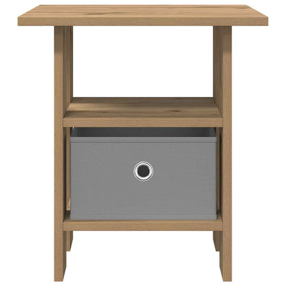 Bedside Table 2 pcs Artisan Oak 41 x 40 x 45 cm Engineered Wood