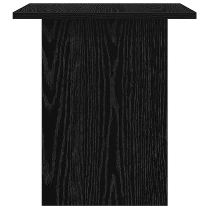 Bedside Table Black Oak 41 x 40 x 45 cm Engineered Wood