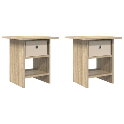 Bedside Table 2 pcs Sonoma Oak 41 x 40 x 45 cm Engineered Wood
