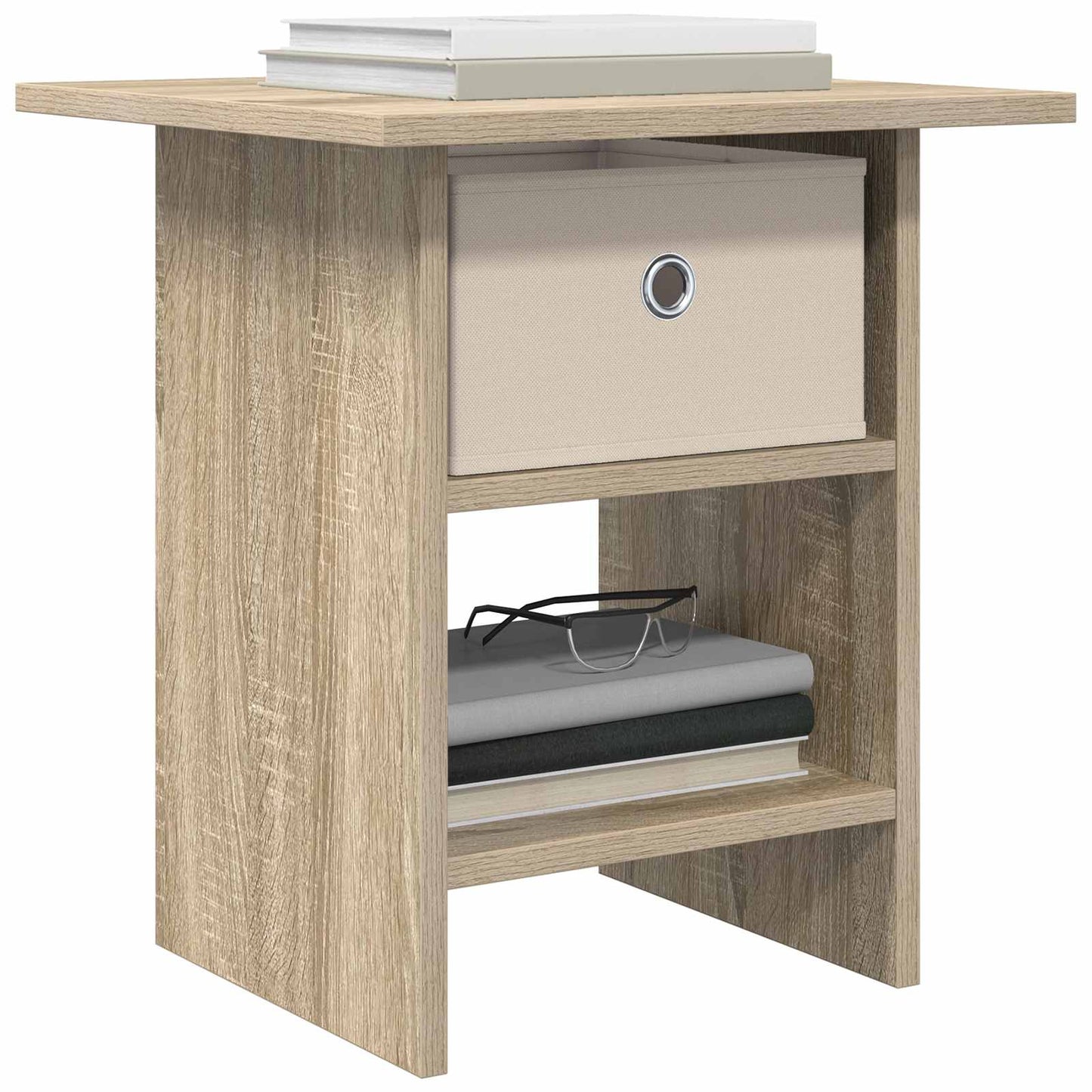 Bedside Table 2 pcs Sonoma Oak 41 x 40 x 45 cm Engineered Wood