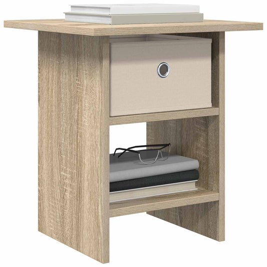 Bedside Table 2 pcs Sonoma Oak 41 x 40 x 45 cm Engineered Wood