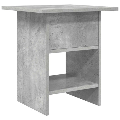 Bedside Table with Drawer 2 pcs Concrete Grey 41 x 40 x 45 cm