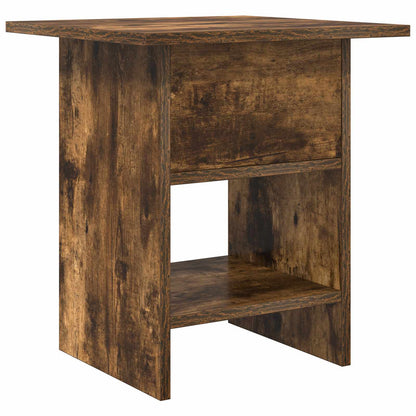 Bedside Table Smoked Oak 41 x 40 x 45 cm Engineered Wood