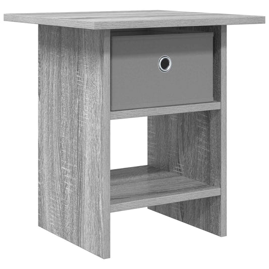 Bedside Table Grey Sonoma 41 x 40 x 45 cm Engineered Wood