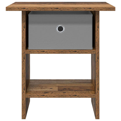 Bedside Table Old Wood 41 x 40 x 45 cm Engineered Wood