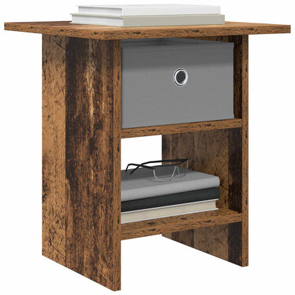 Bedside Table Old Wood 41 x 40 x 45 cm Engineered Wood