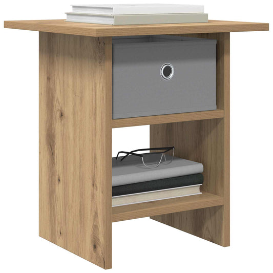 Bedside Table Artisan Oak 41 x 40 x 45 cm Engineered Wood