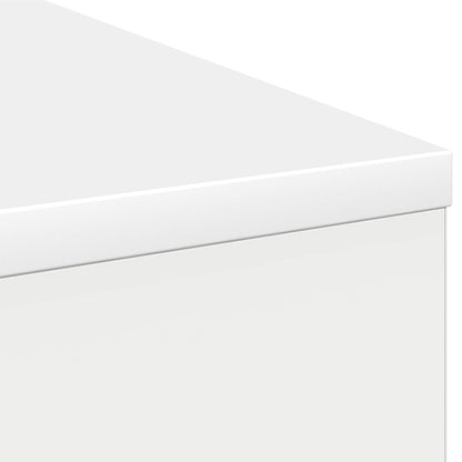 Desk with Drawer White 100 x 40 x 75 cm Engineered Wood