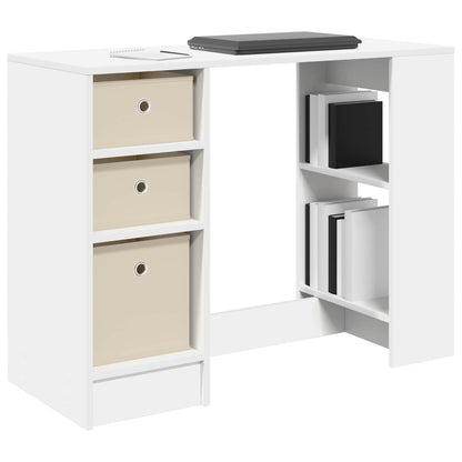 Desk with Drawer White 100 x 40 x 75 cm Engineered Wood