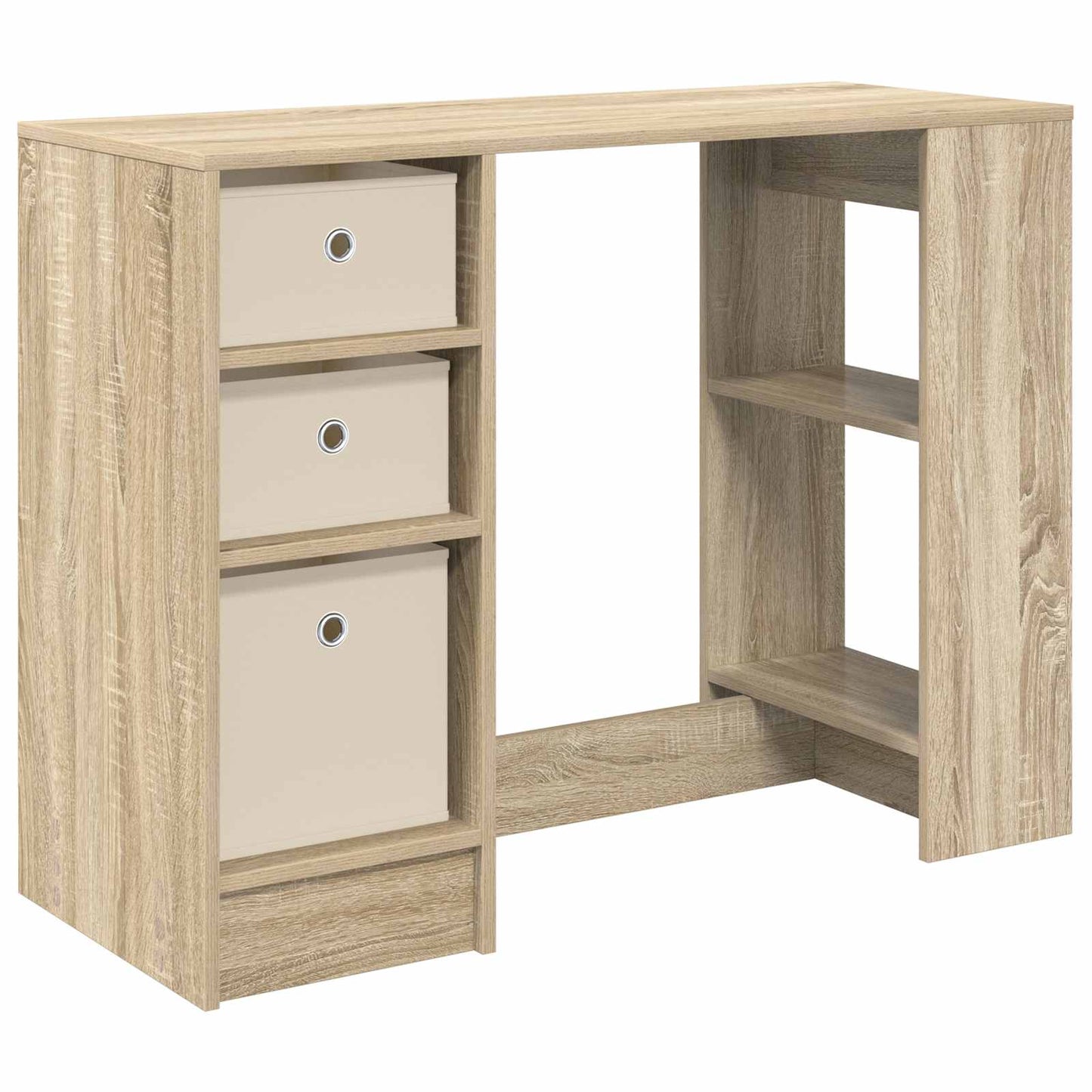 Desk with Drawer Sonoma Oak 100 x 40 x 75 cm Engineered Wood