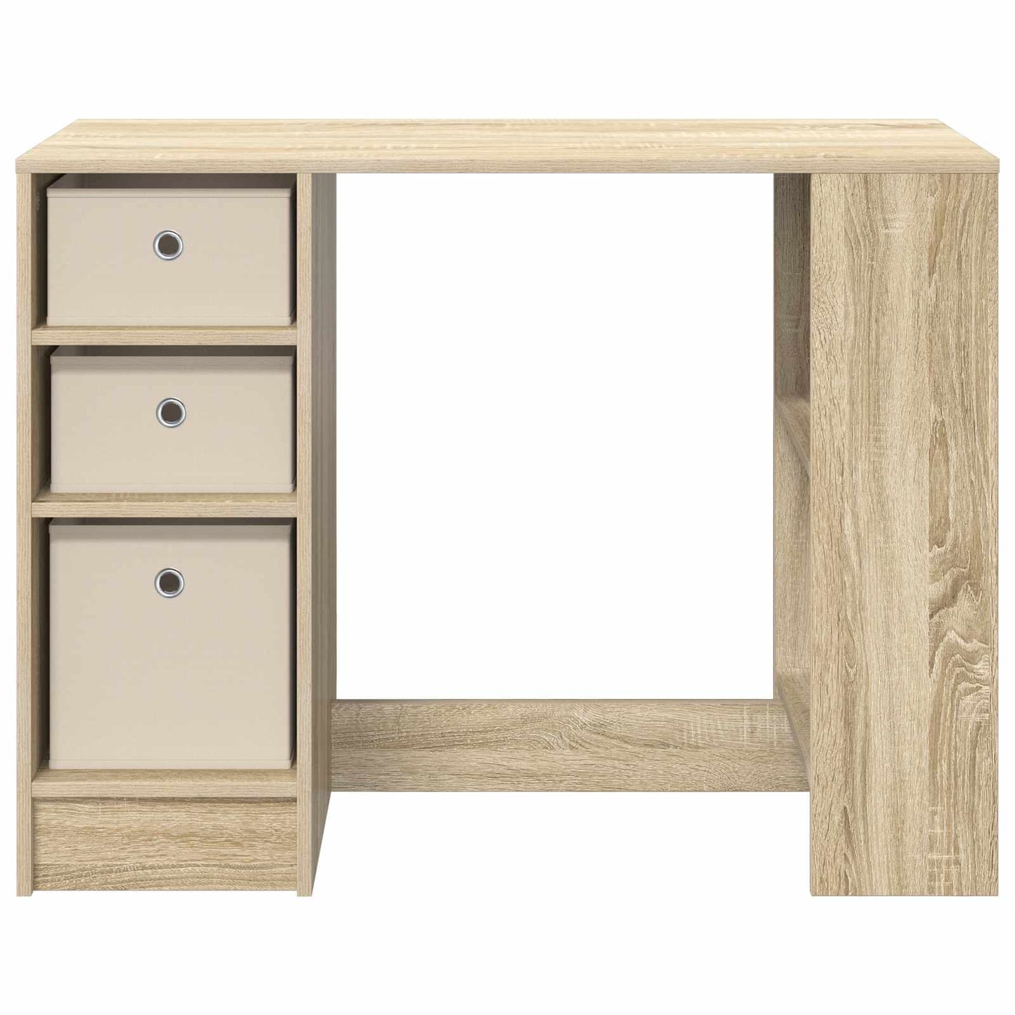 Desk with Drawer Sonoma Oak 100 x 40 x 75 cm Engineered Wood