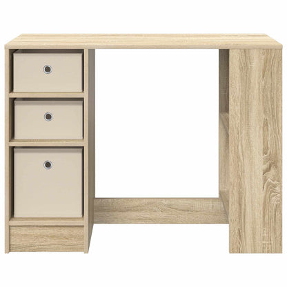 Desk with Drawer Sonoma Oak 100 x 40 x 75 cm Engineered Wood