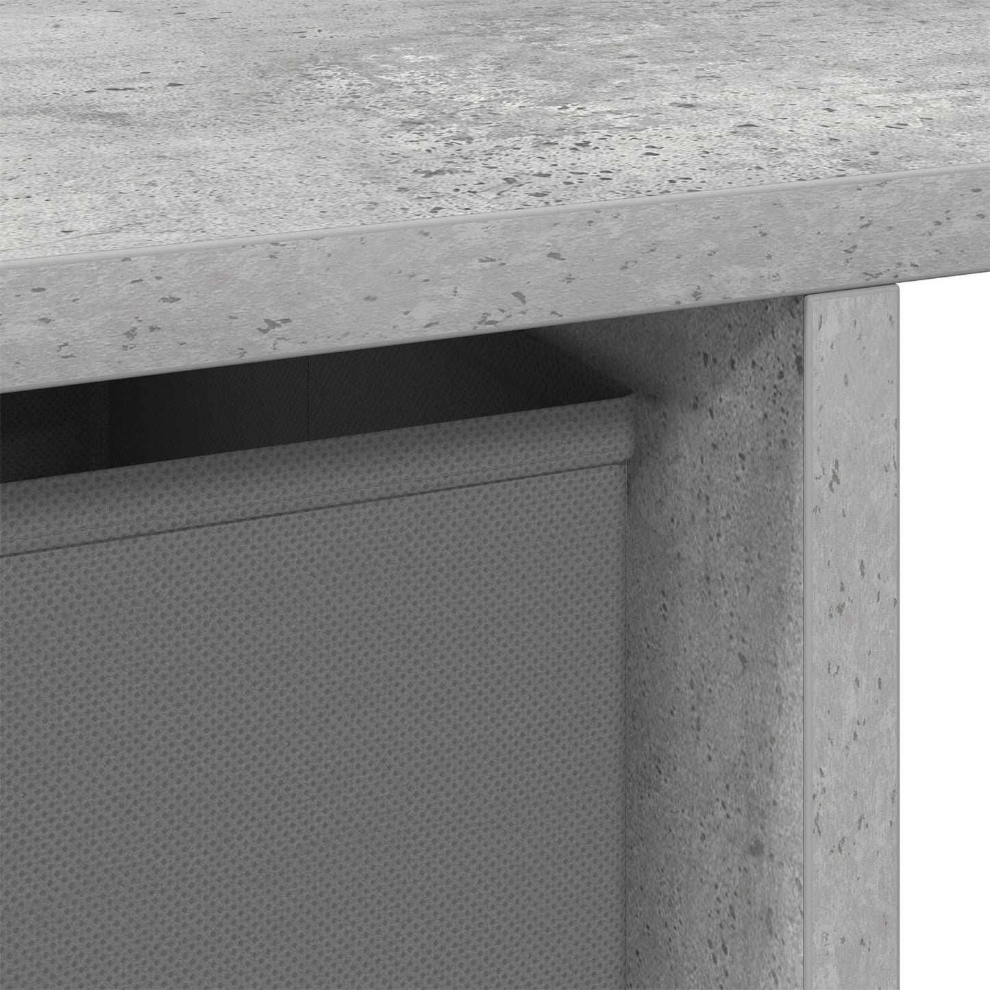 Desk with Drawer Concrete Grey 100 x 40 x 75 cm Engineered Wood