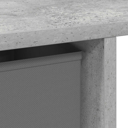 Desk with Drawer Concrete Grey 100 x 40 x 75 cm Engineered Wood