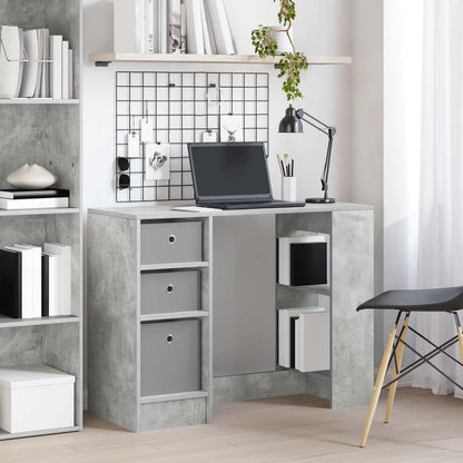 Desk with Drawer Concrete Grey 100 x 40 x 75 cm Engineered Wood