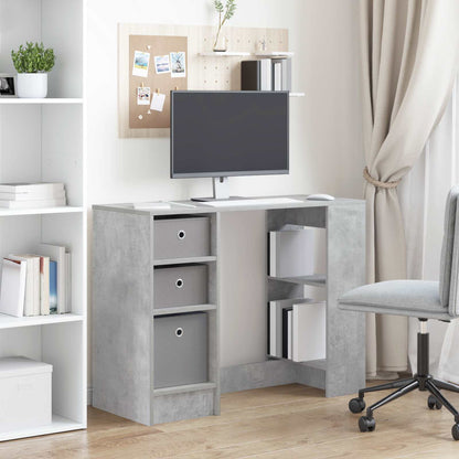 Desk with Drawer Concrete Grey 100 x 40 x 75 cm Engineered Wood