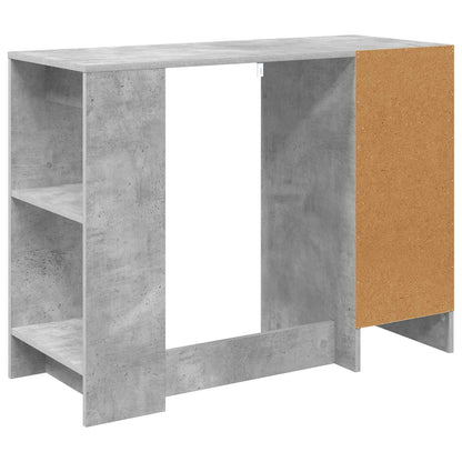 Desk with Drawer Concrete Grey 100 x 40 x 75 cm Engineered Wood