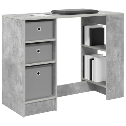 Desk with Drawer Concrete Grey 100 x 40 x 75 cm Engineered Wood