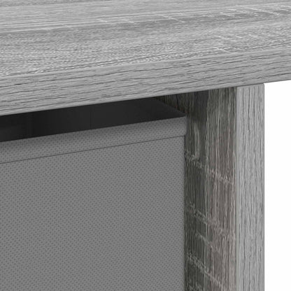 Desk with Drawer Grey Sonoma 100 x 40 x 75 cm Engineered Wood