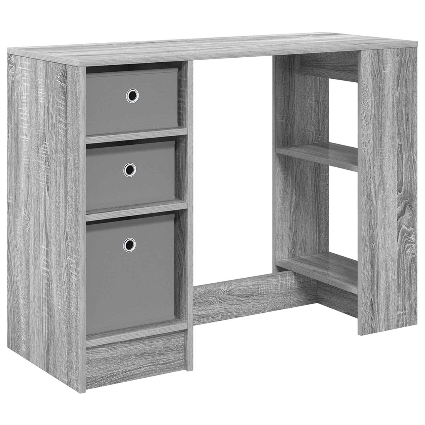 Desk with Drawer Grey Sonoma 100 x 40 x 75 cm Engineered Wood