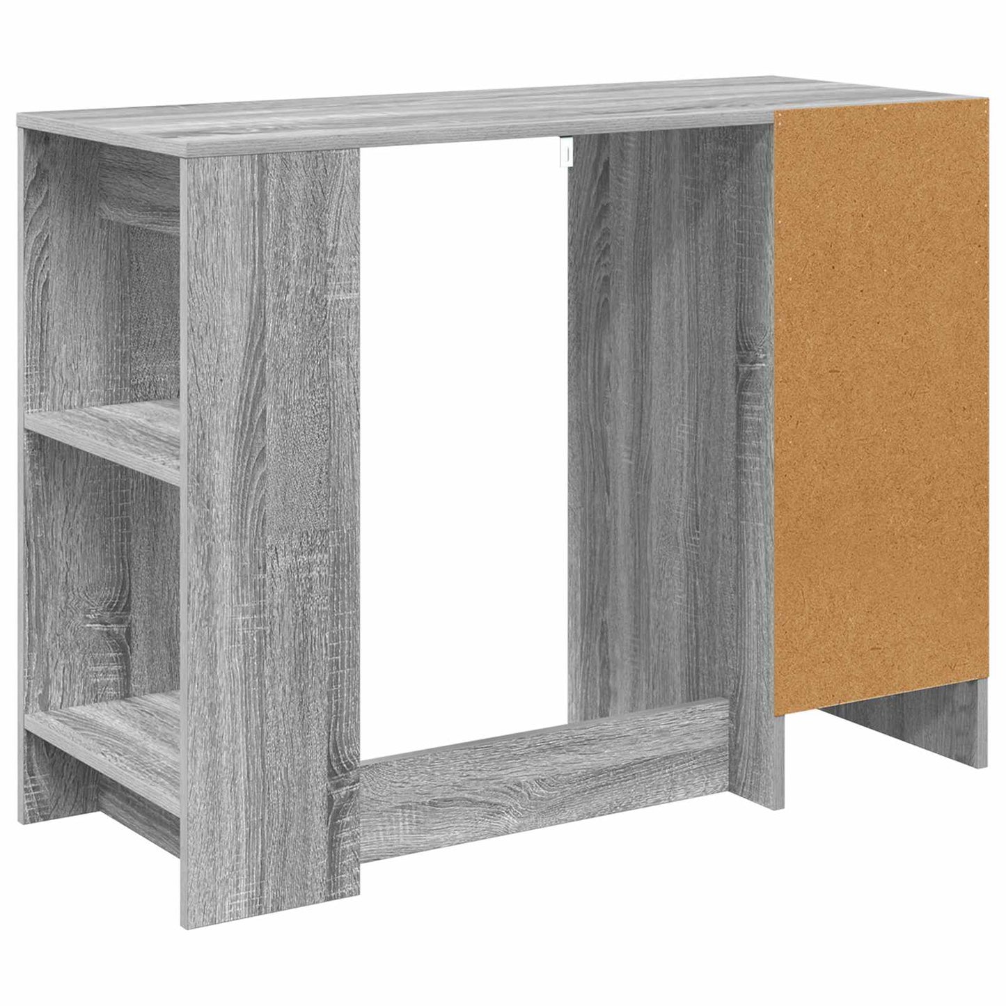 Desk with Drawer Grey Sonoma 100 x 40 x 75 cm Engineered Wood