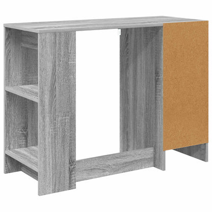 Desk with Drawer Grey Sonoma 100 x 40 x 75 cm Engineered Wood