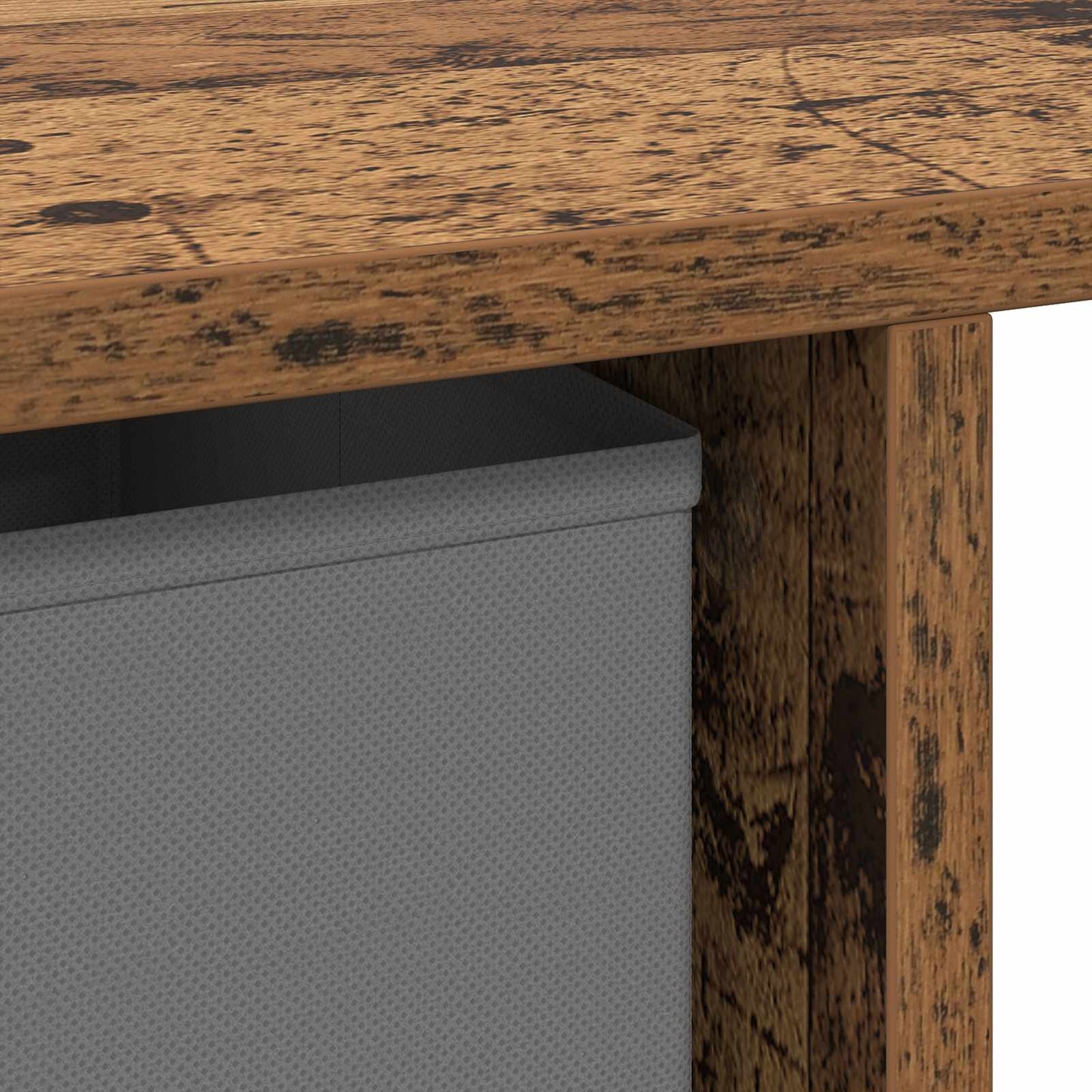 Desk with Drawer Old Wood 100 x 40 x 75 cm Engineered Wood
